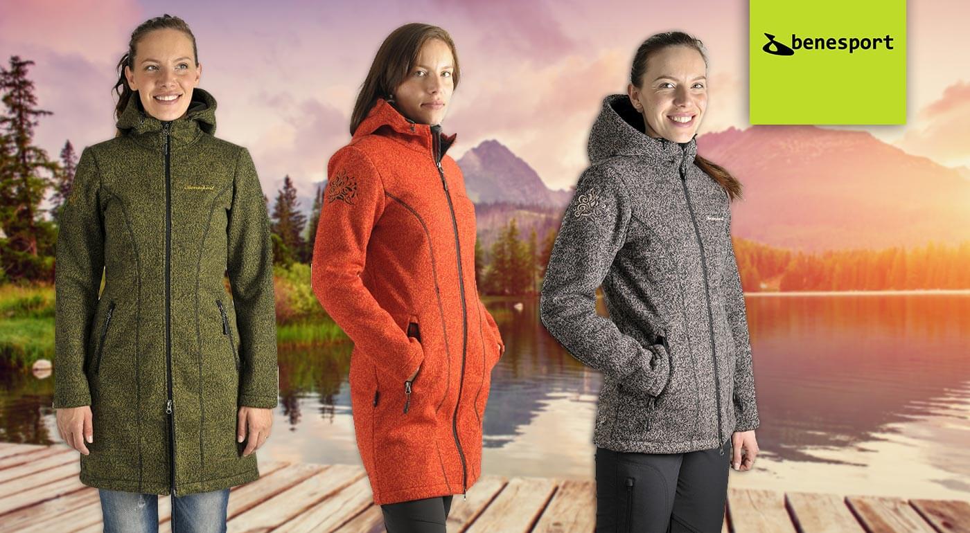 Dámska bunda alebo mikina Benesport