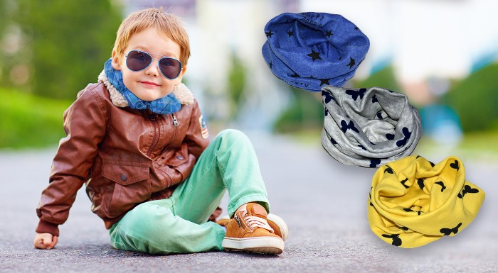 Detský bavlnený nákrčník