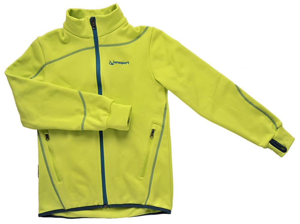 Benesport detská mikina Hrb - zelená, veľkosť 128