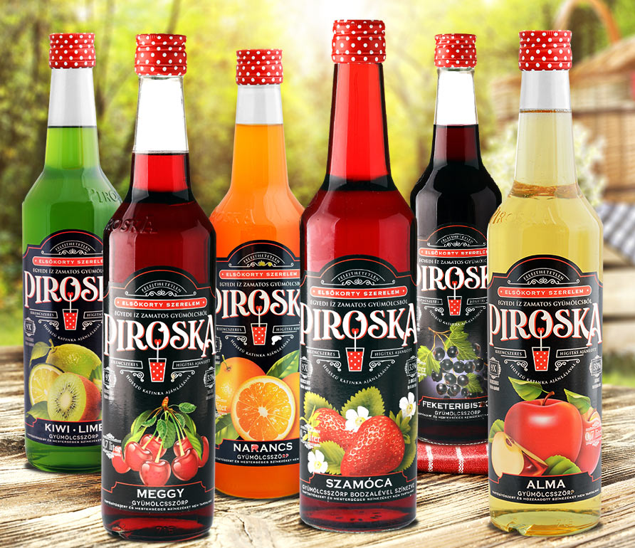 Balenie 6 x 0,7l ovocného sirupu (na výber 10 druhov)