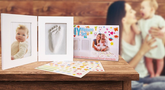 Set na vytvorenie detských odtlačkov