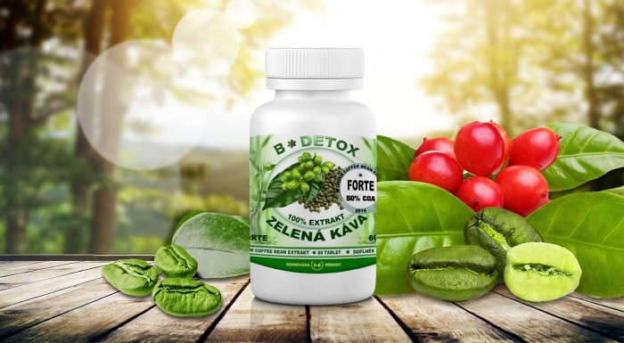 Zelená káva plná antioxidantov v tabletkách