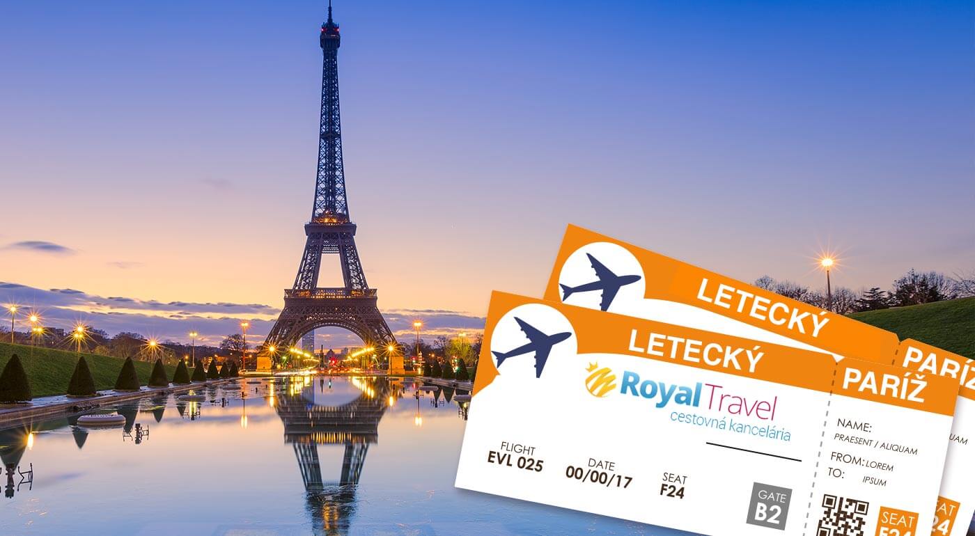 5-dňový letecký zájazd do Paríža
