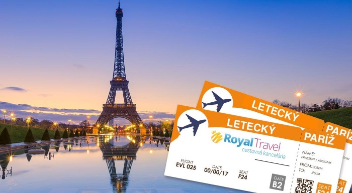 5-dňový letecký zájazd do Paríža