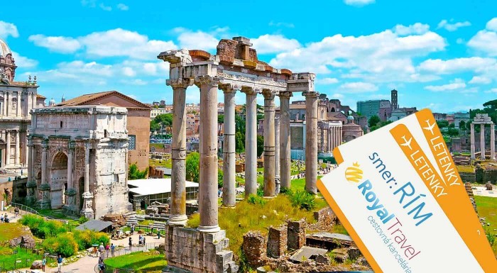 Letecký zájazd do Ríma