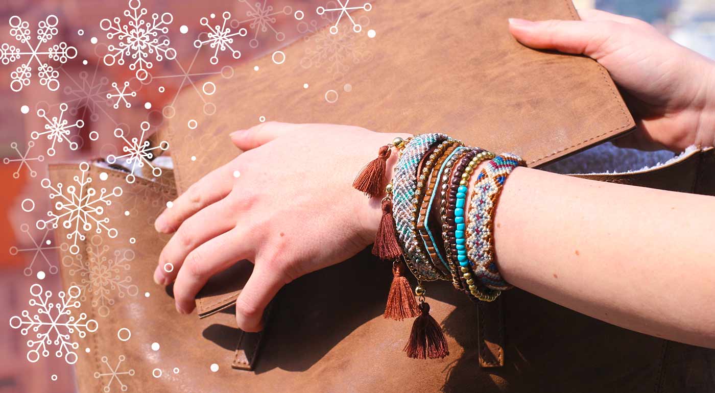 Ručne vyrobené indiánske náramky