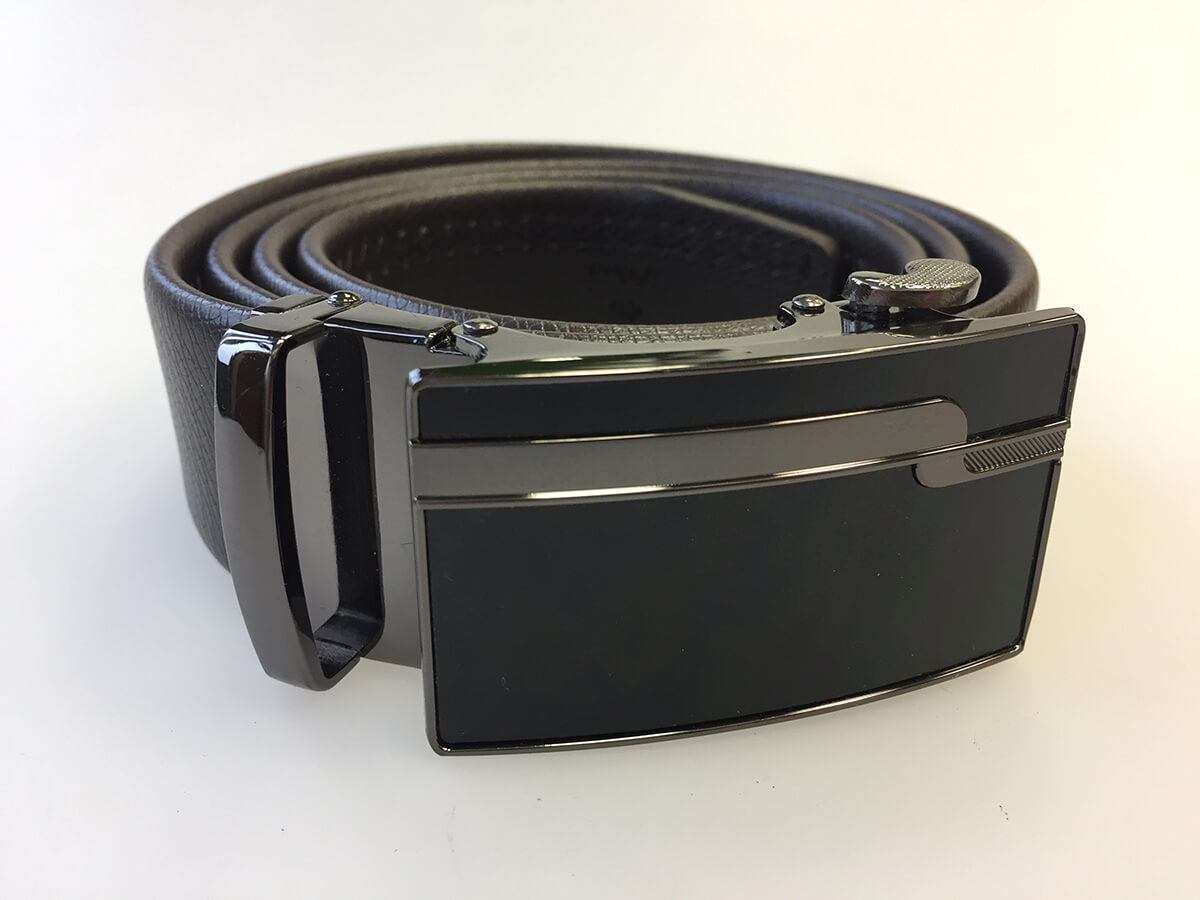 Pánsky kožený opasok - hnedý vzor 12, dĺžka 115 cm