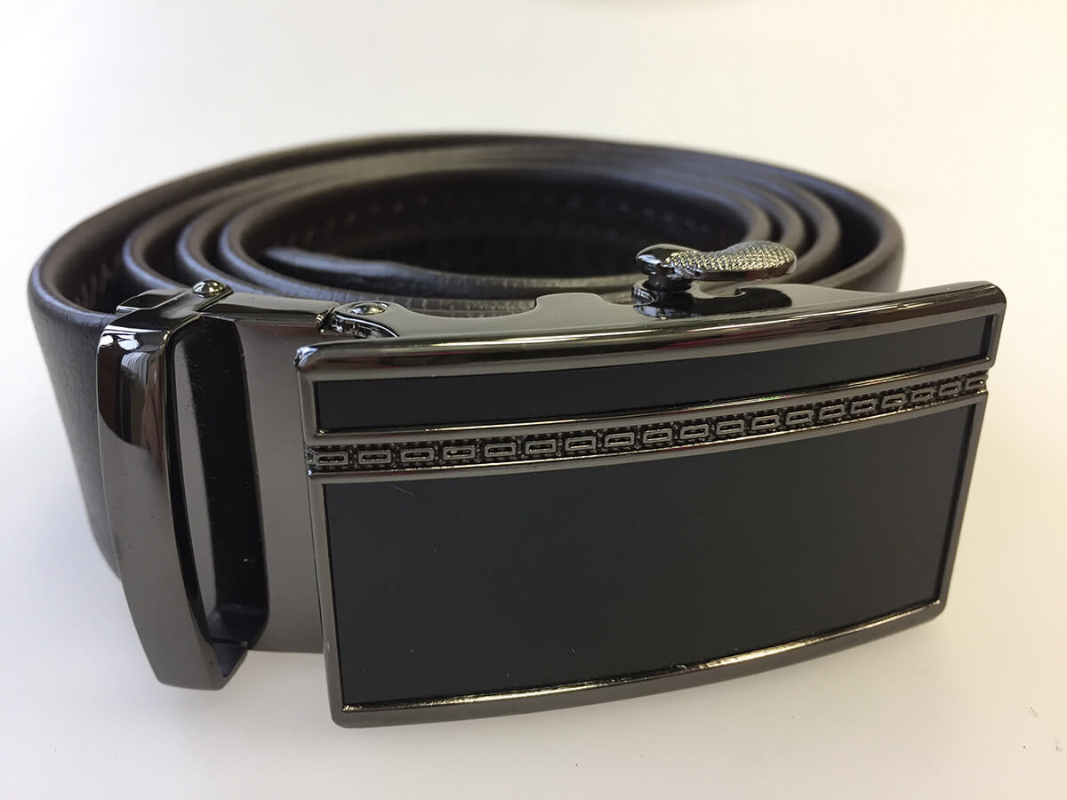 Pánsky kožený opasok - hnedý vzor 16, dĺžka 125 cm