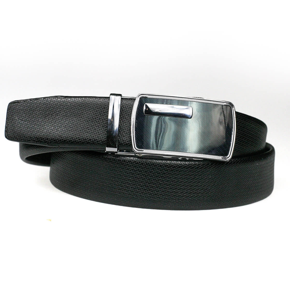 Pánsky kožený opasok - čierny vzor 9, dĺžka 115 cm