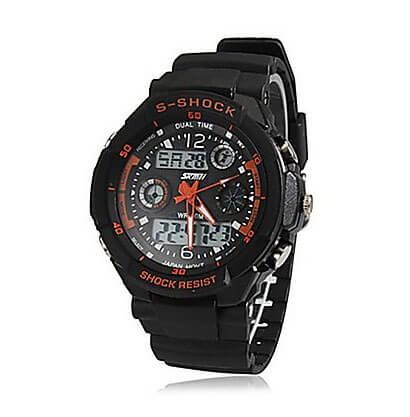 Pánske športové hodinky Dual Time Red