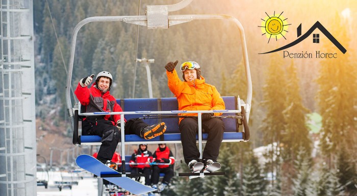 Skvelá zima v Kremnických Vrchoch v Penzióne Horec