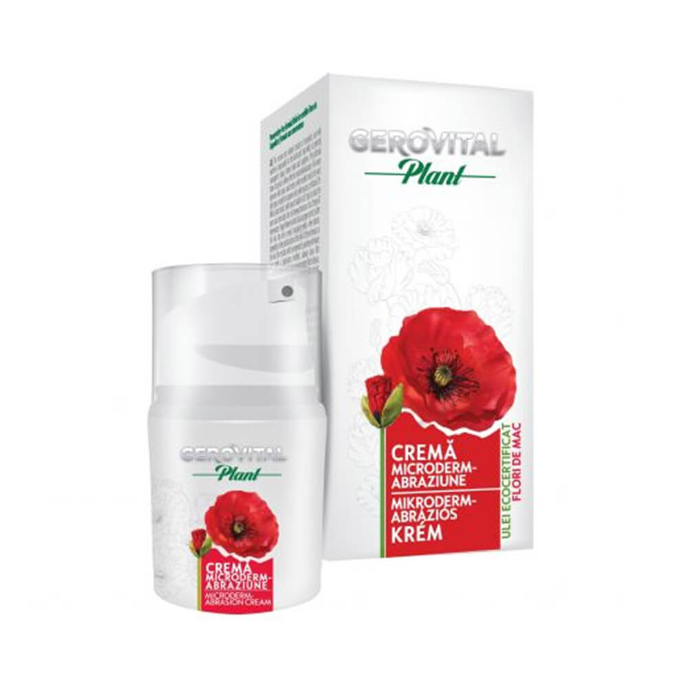Pleťový krém Gerovital Plant 30 ml - mikrodermabrázia bez prístrojov