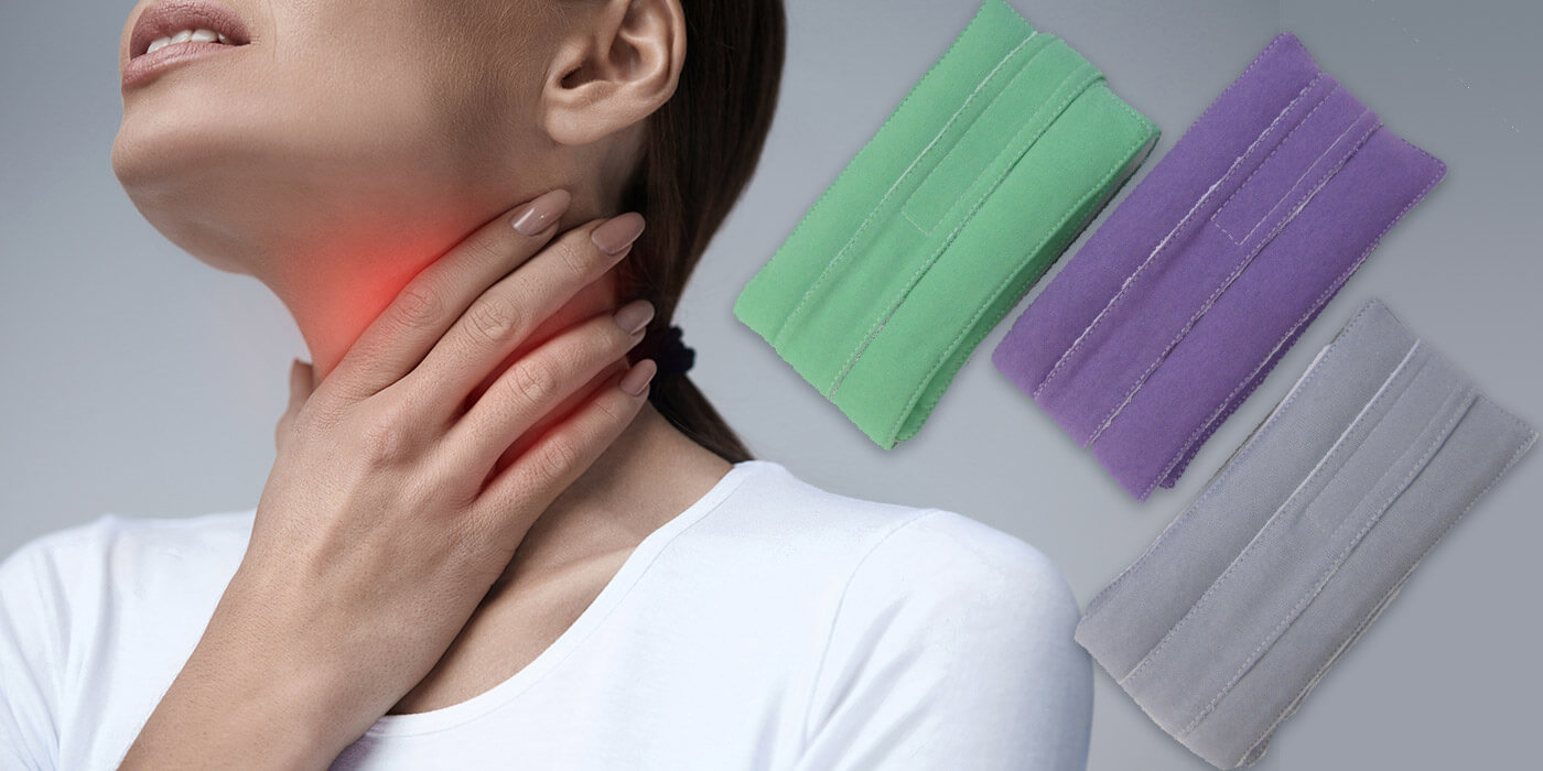 Pás na Priessnitzov zábal proti bolesti hrdla