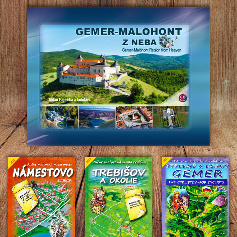 Kniha Hont z neba (vydavateľstvo CBS) + DARČEK maľovaná mapa