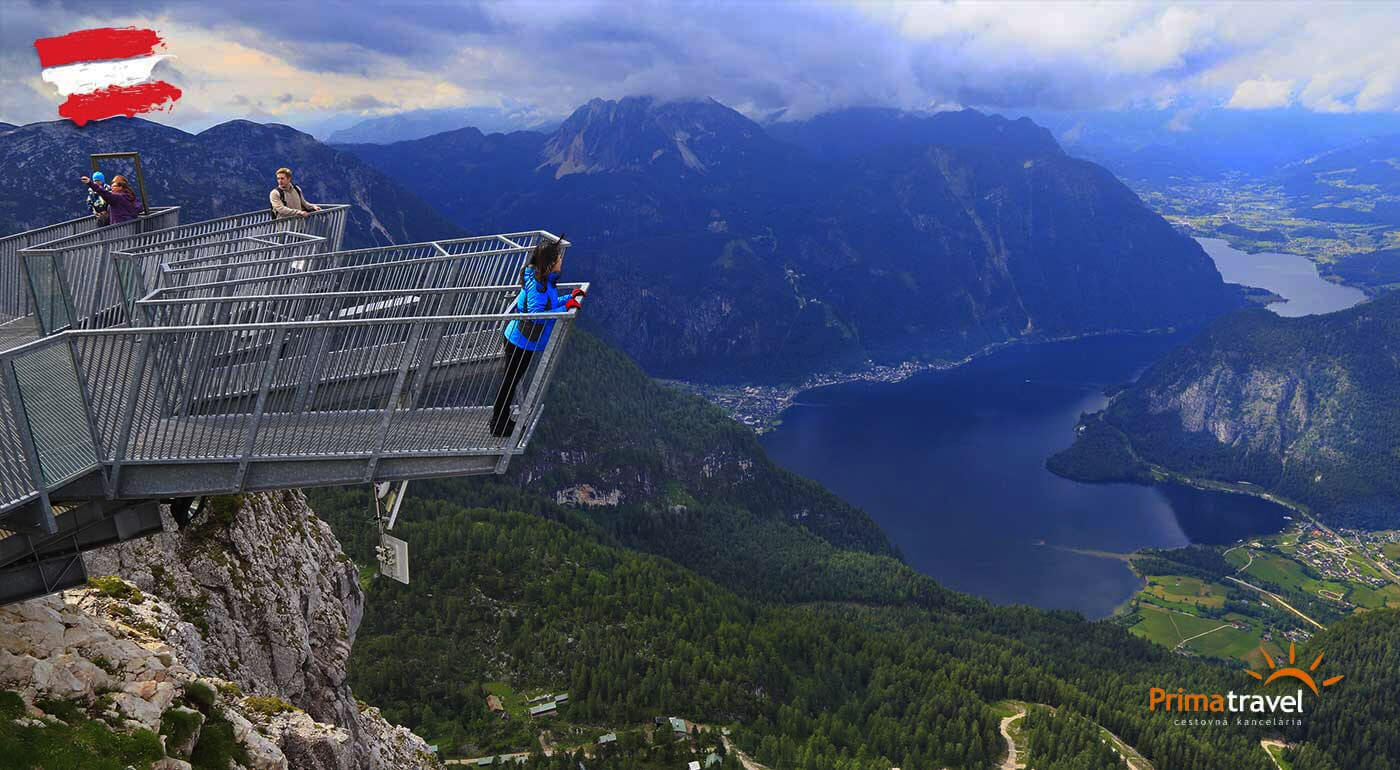 Hallstatt, vyhliadka 5 prstov a ľadová jaskyňa