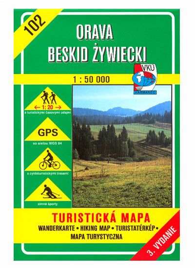 VKÚ Harmanec Turistická mapa Orava - Beskid Zyviecki 1:50 000 TM 102