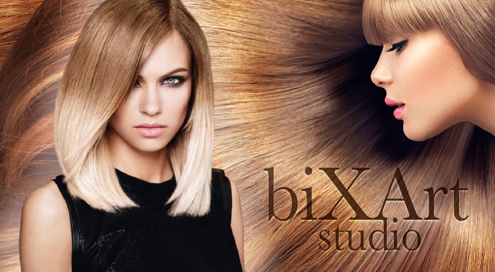 Strih, sombré melír a farbenie v Bixart Studiu