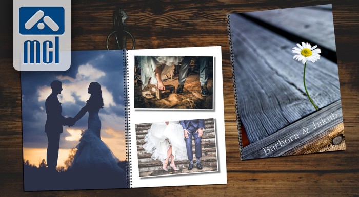 Fotokniha s krúžkovou väzbou