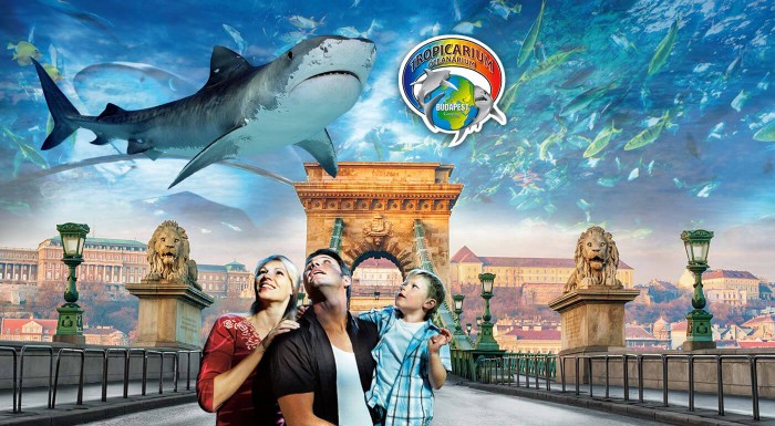 Tropicarium Budapešť a prehliadka mesta