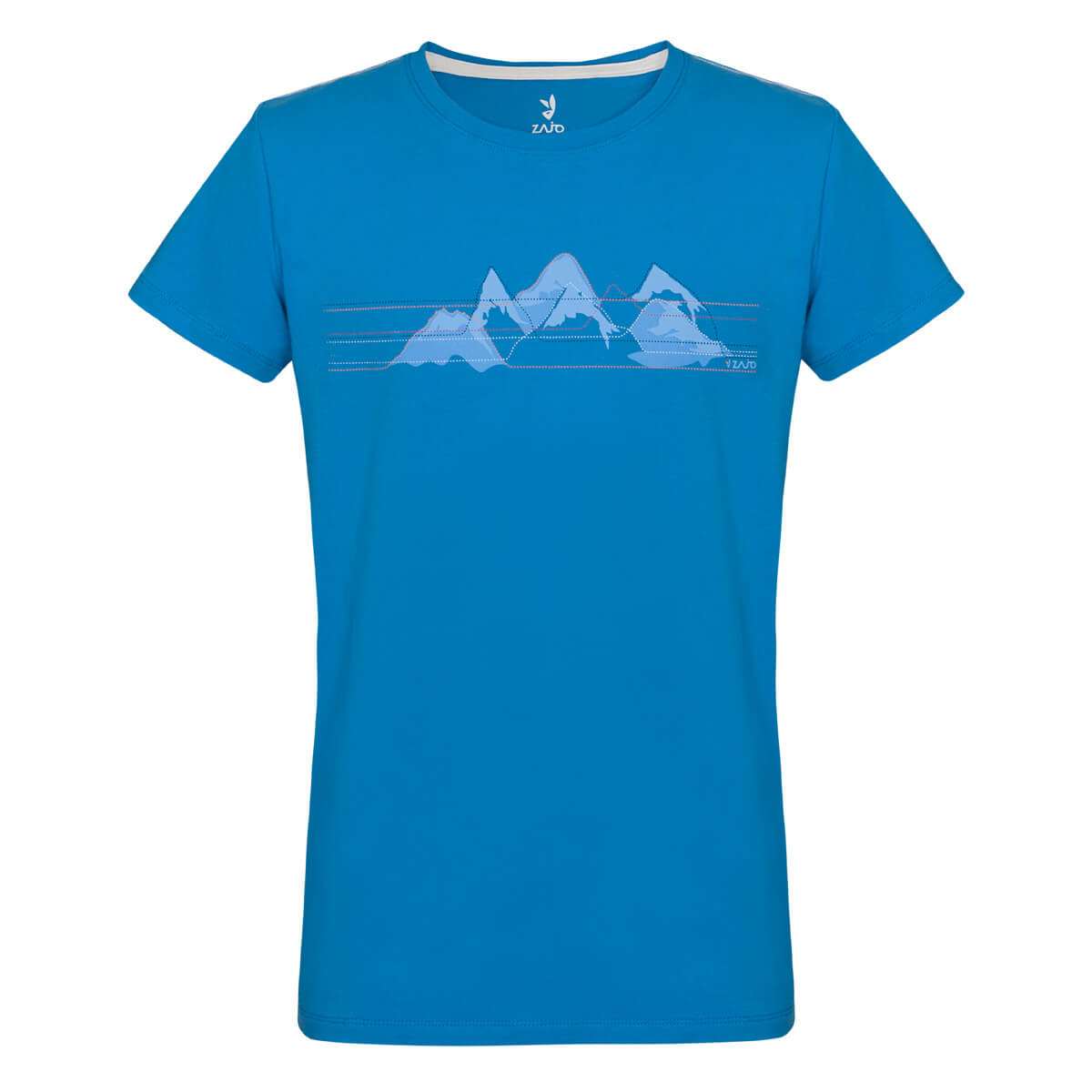 Detské tričko  Zajo Bormio Kids T-shirt SS Ibiza Blue Mountains - veľkosť 86 - 92