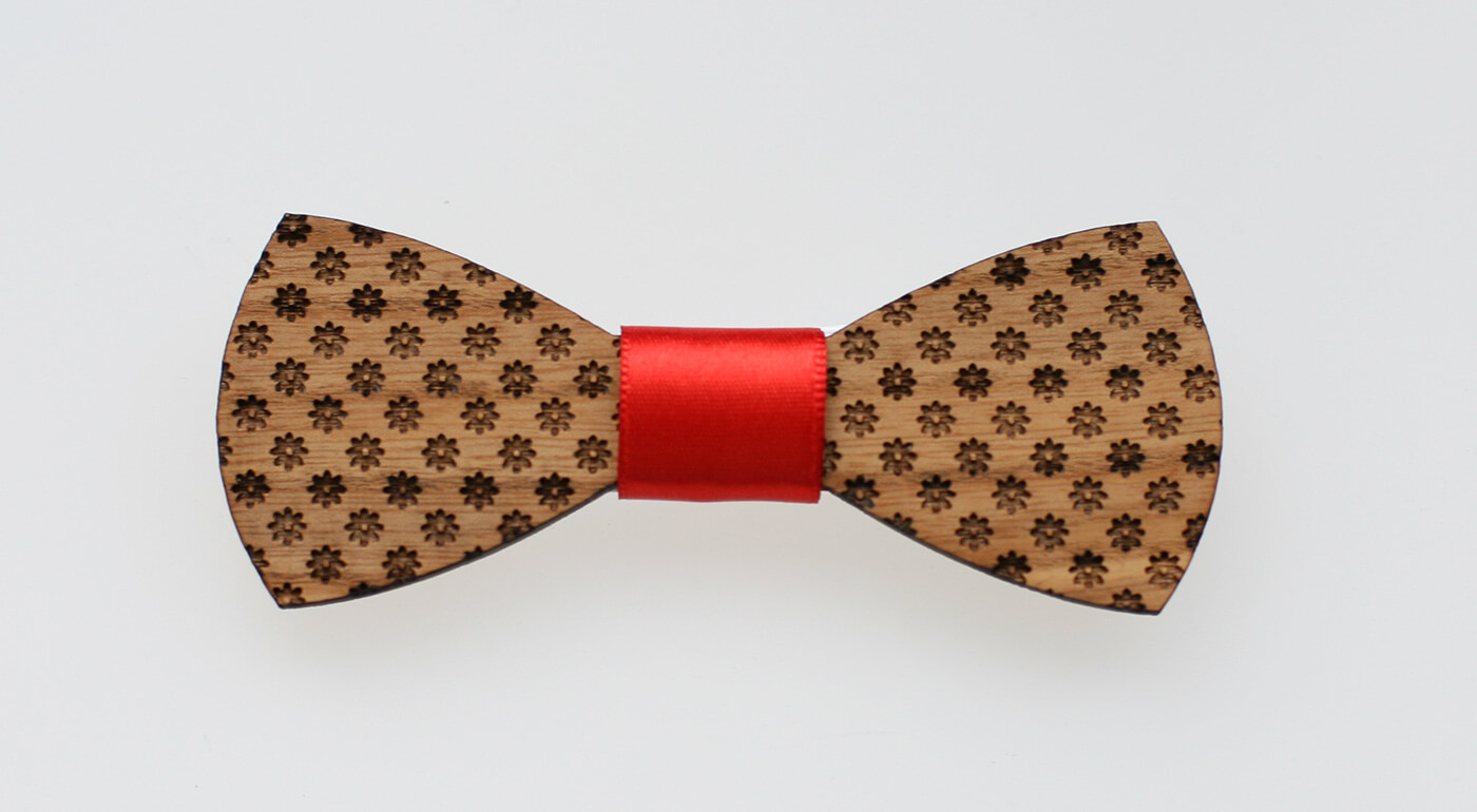 Drevený motýlik - vzor 12