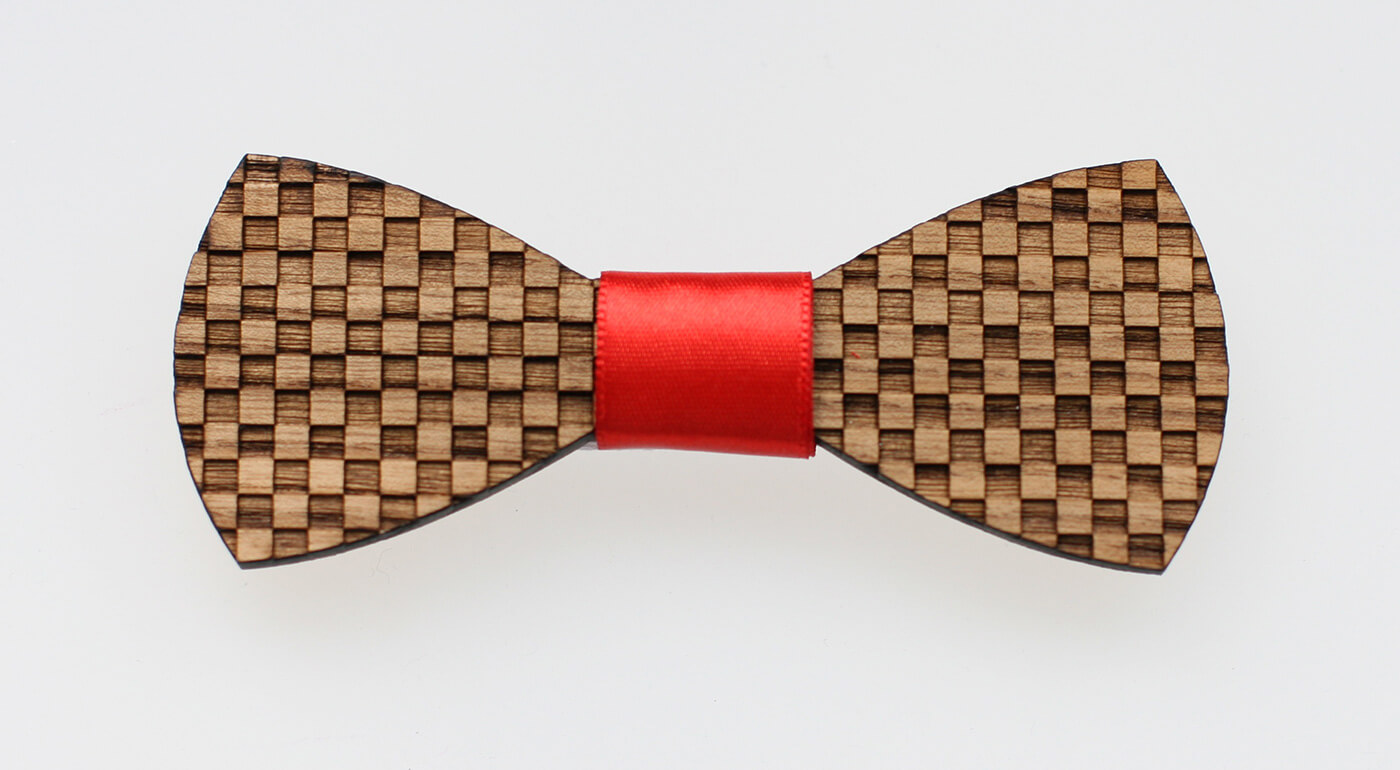 Drevený motýlik - vzor 22