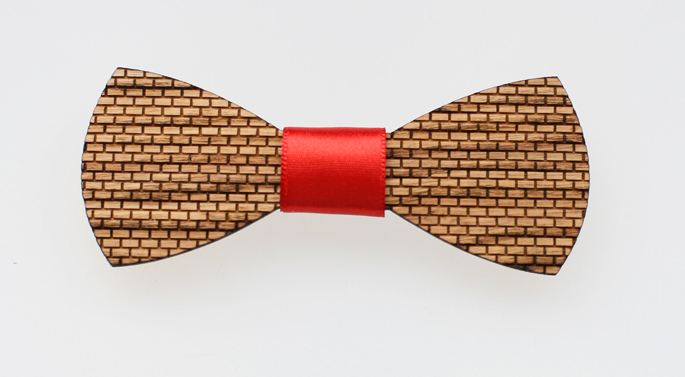 Drevený motýlik - vzor 9