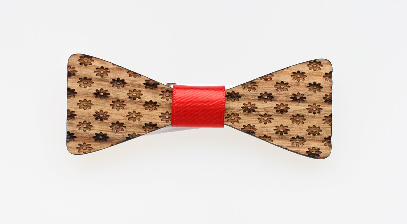 Drevený motýlik - vzor 13