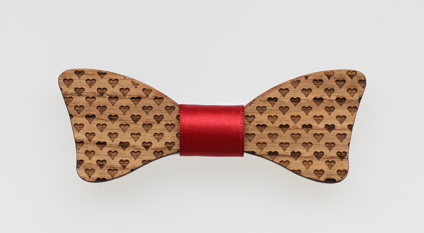 Drevený motýlik - vzor 17