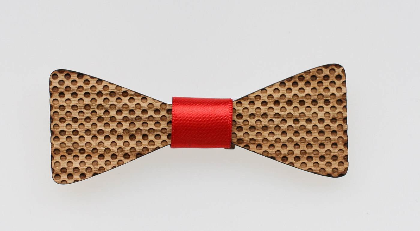 Drevený motýlik - vzor 3