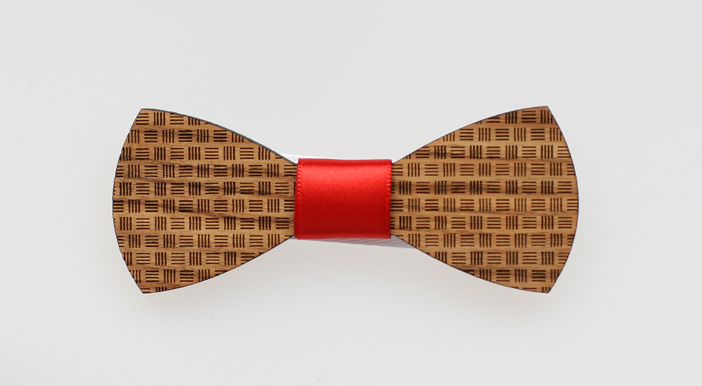 Drevený motýlik - vzor 6