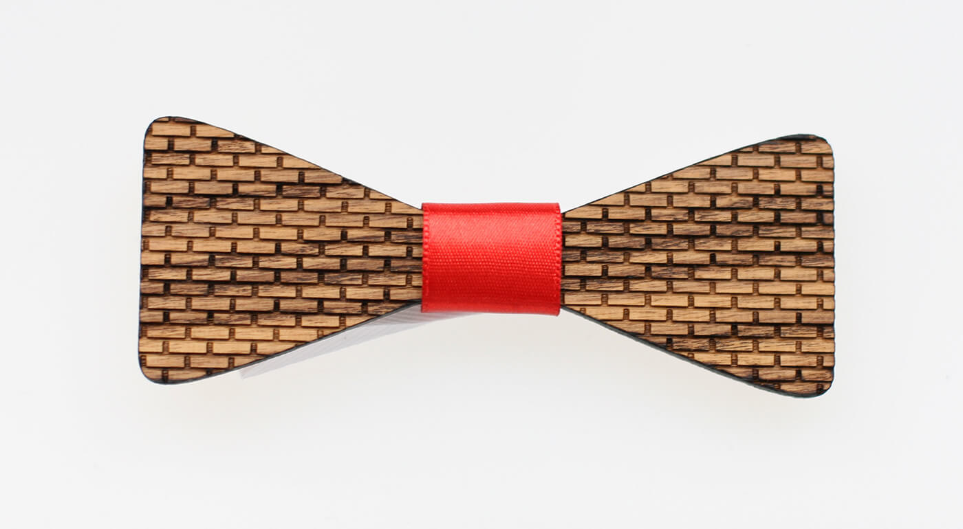 Drevený motýlik - vzor 8