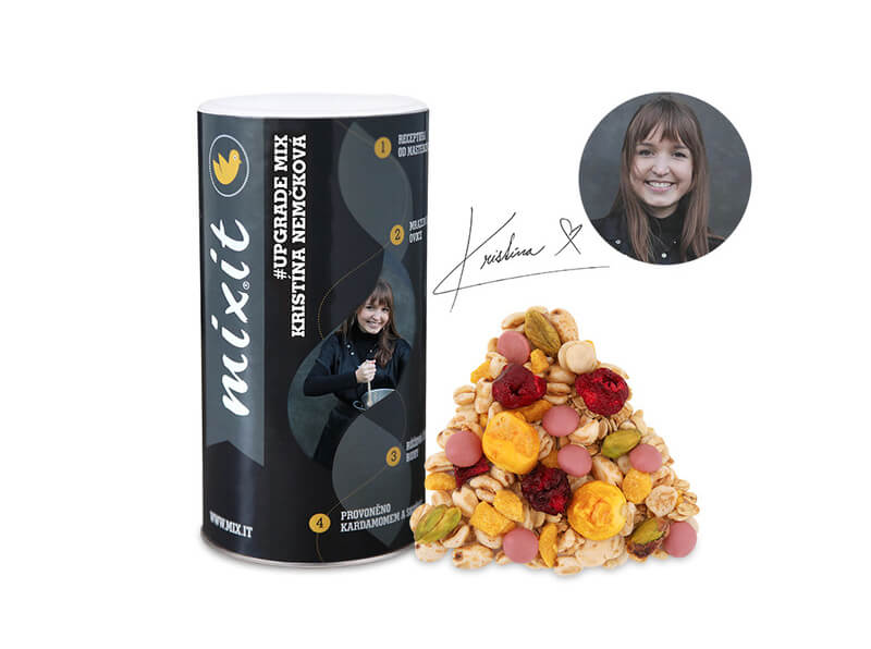 Mixit Upgrade mix od Kristíny Nemčkovej (víťazka Masterchef Česko 2019) 425 g raňajkové müsli