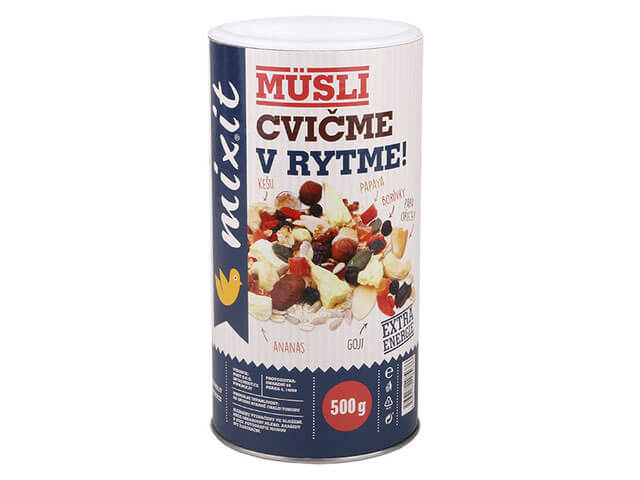 Mixit Cvičme v rytme 500 g raňajkové müsli
