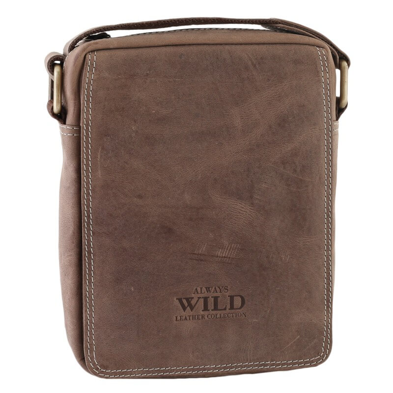 Pánska celokožená taška Always Wild model 1 farba hnedá
