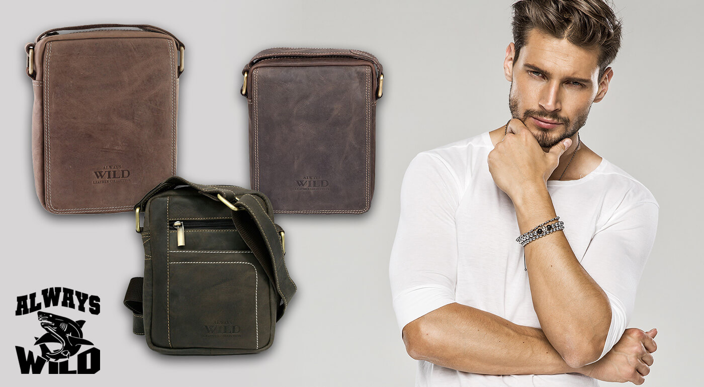 Pánska taška z pravej kože