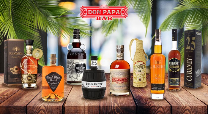 Ochutnávka prémiových rumov v Don Papa Bare