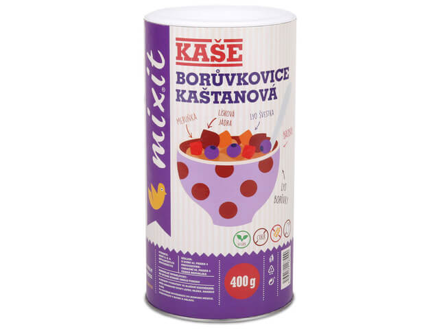 MIXIT raňajková kaša Čučoriedkovica gaštanová 400 g