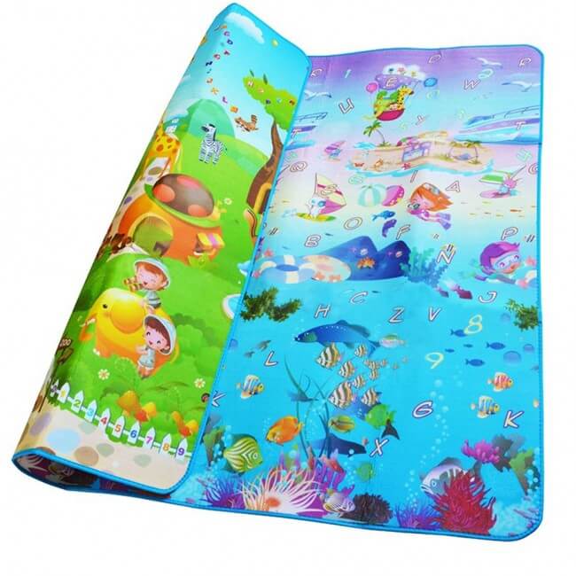 Detská podložka na hranie 2x1,8 m Podmorský svet