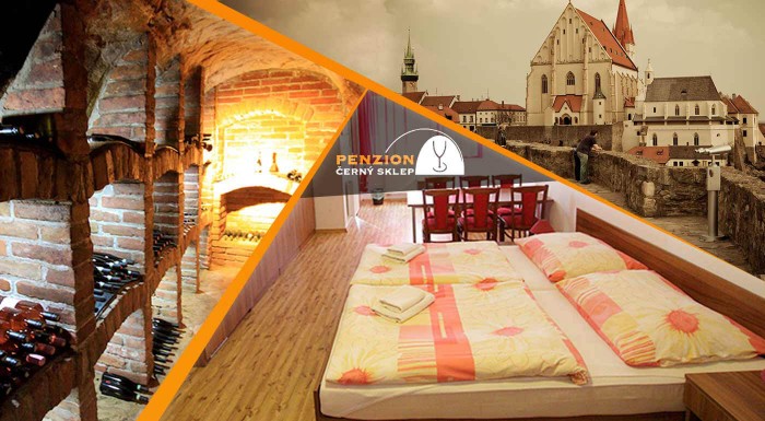 Penzión Černý sklep na Morave s ochutnávkou vín