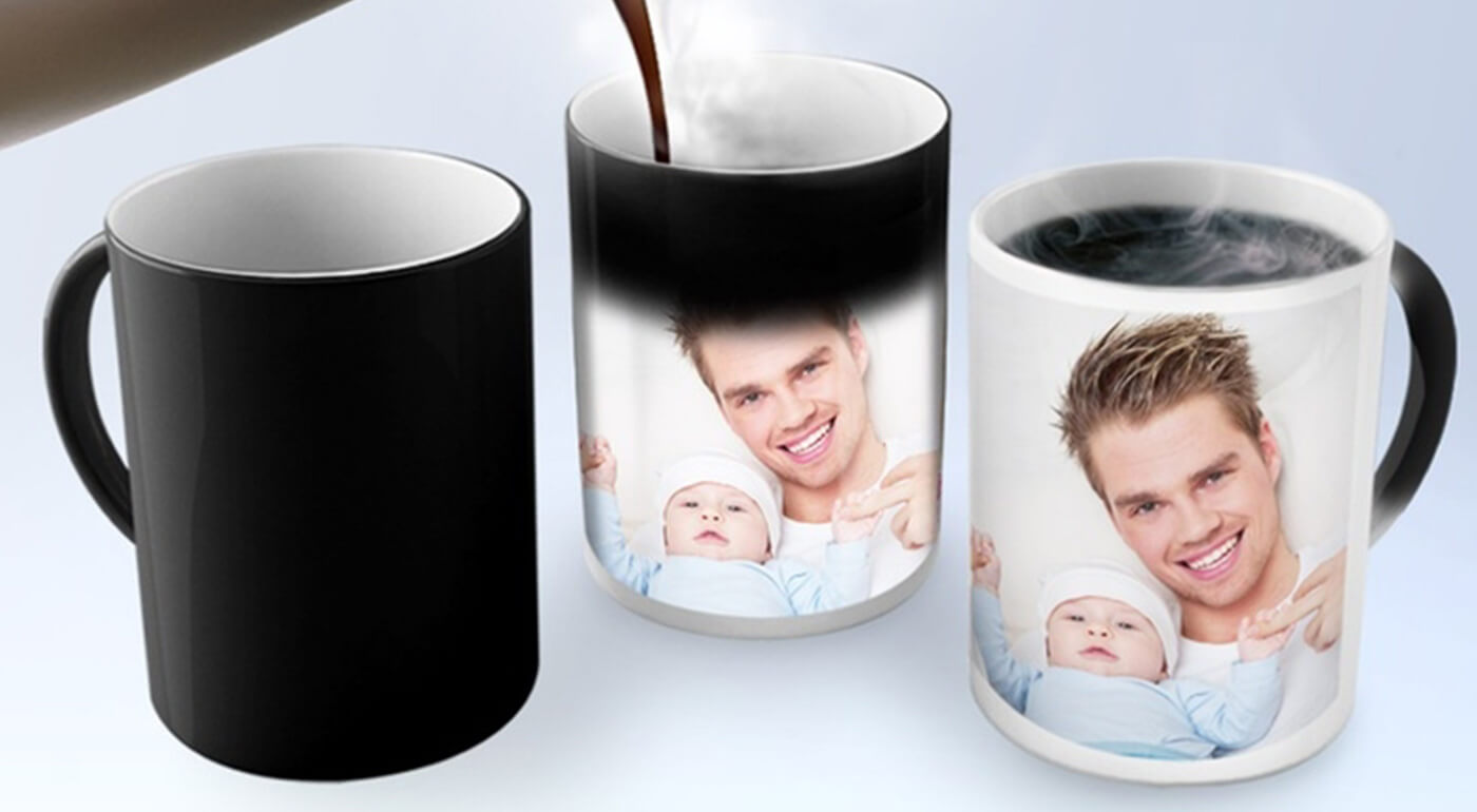 Kama štúdio: hrnček s vlastnou potlačou - magický čierny