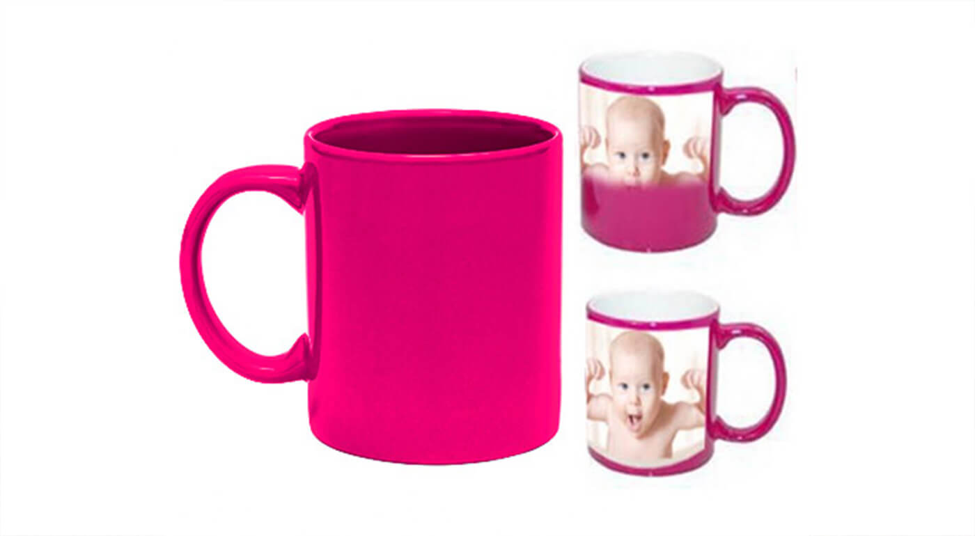 Kama štúdio: hrnček s vlastnou potlačou - magický ružový