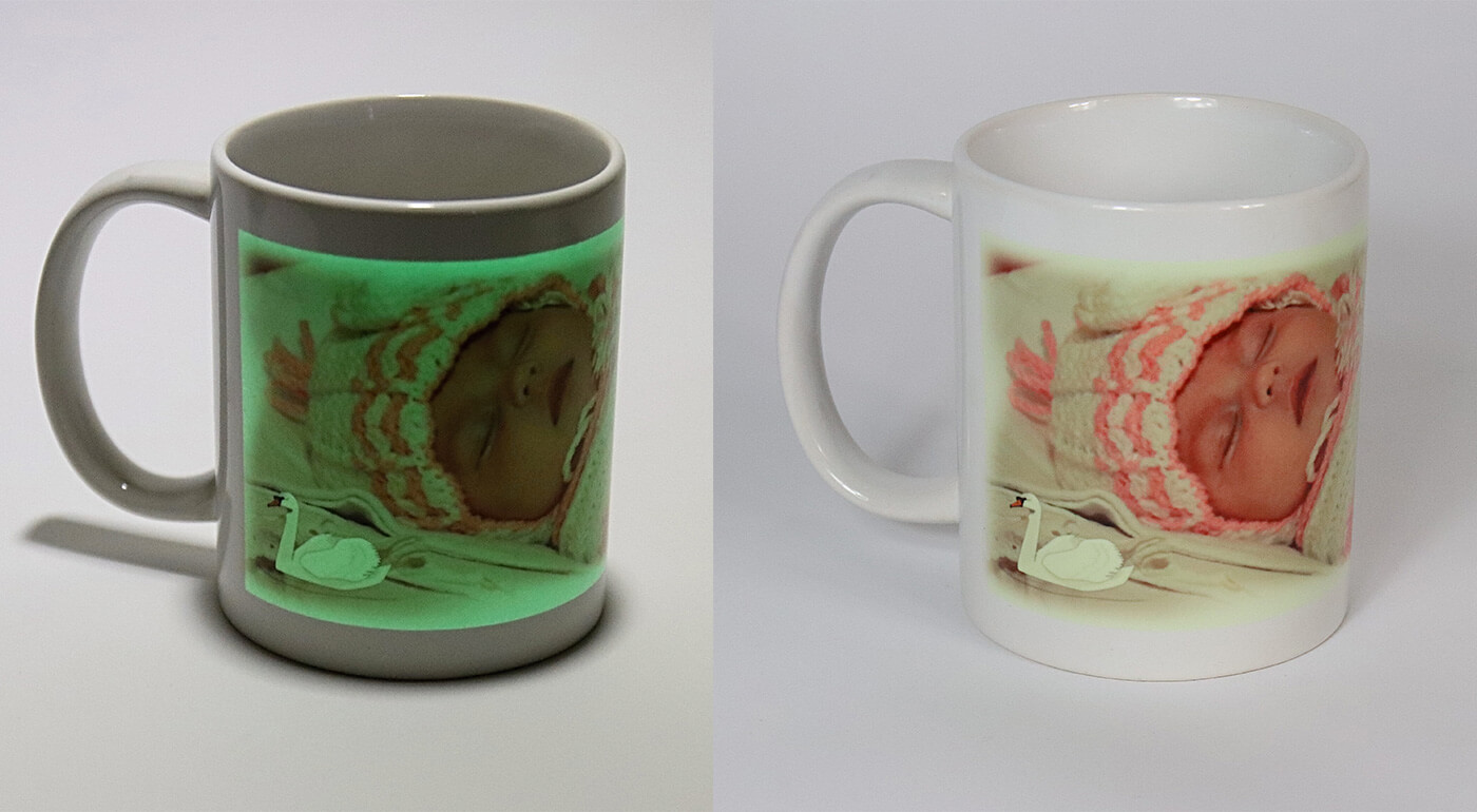 Kama štúdio: hrnček s vlastnou potlačou - svietiaci