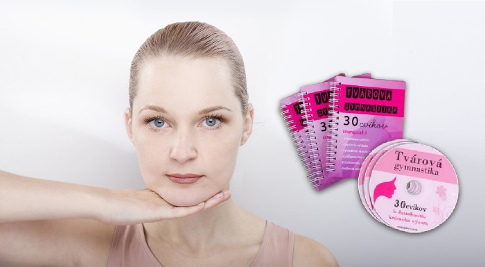 Brožúra a DVD tvárova gymnastika pre krásnu pleť