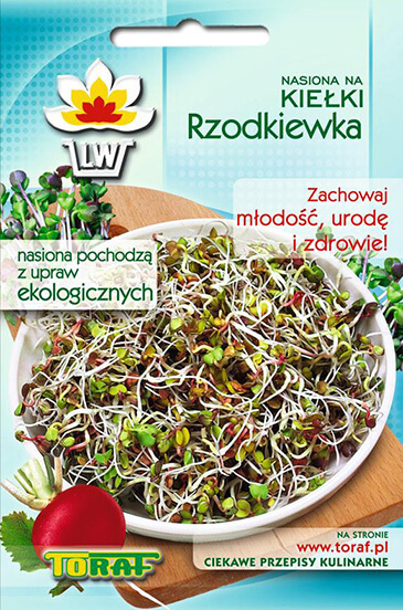 Toraf Reďkovka 10 g Semienka na klíčenie