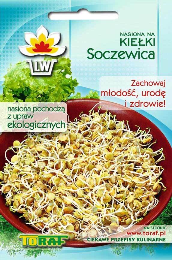 Toraf Šošovica 20 g Semienka na klíčenie