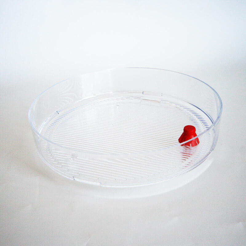 1 klíčiaca miska + 1 odkvapkávací sifón (1 samostatné poschodie biomisky bez viečka a záchytnej misky na vodu)