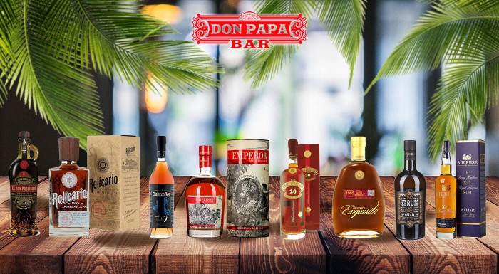 Ochutnávka prémiových rumov v Don Papa Bare
