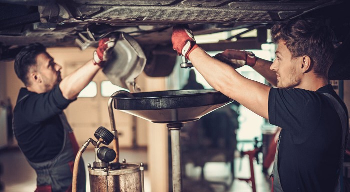 Výmena oleja v Autoservise G&B Corporation