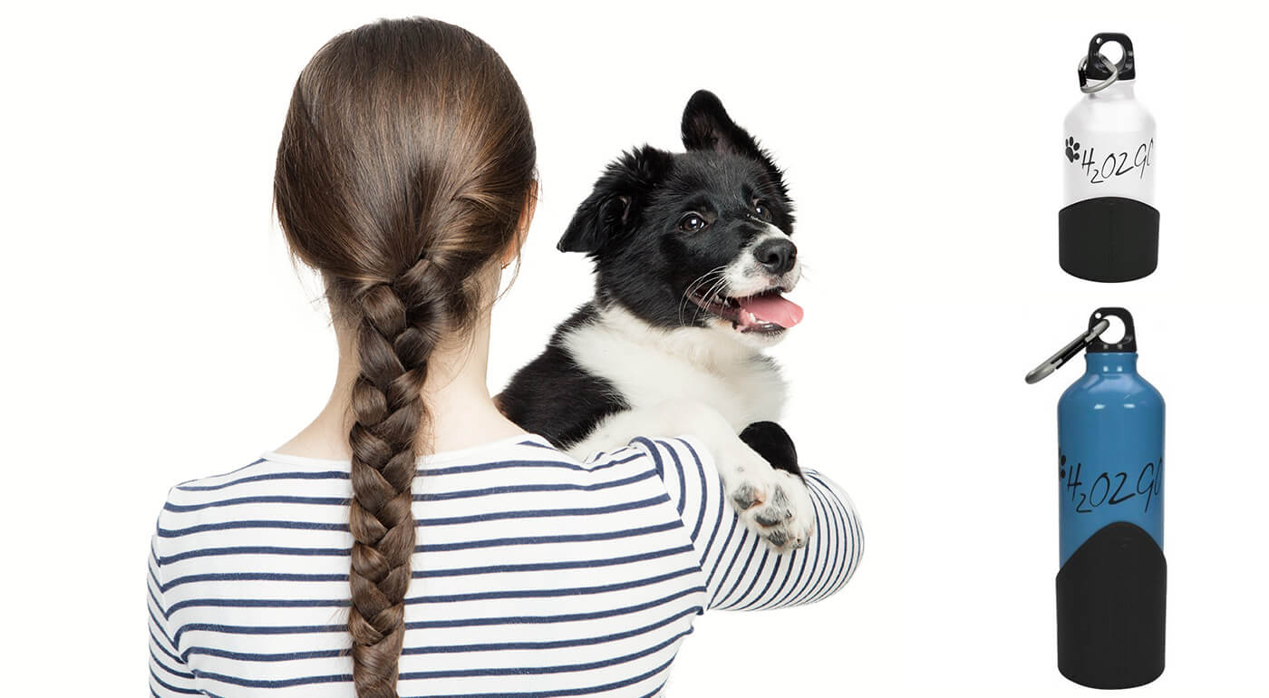 Fľaša na vodu pre psov H2O2GO